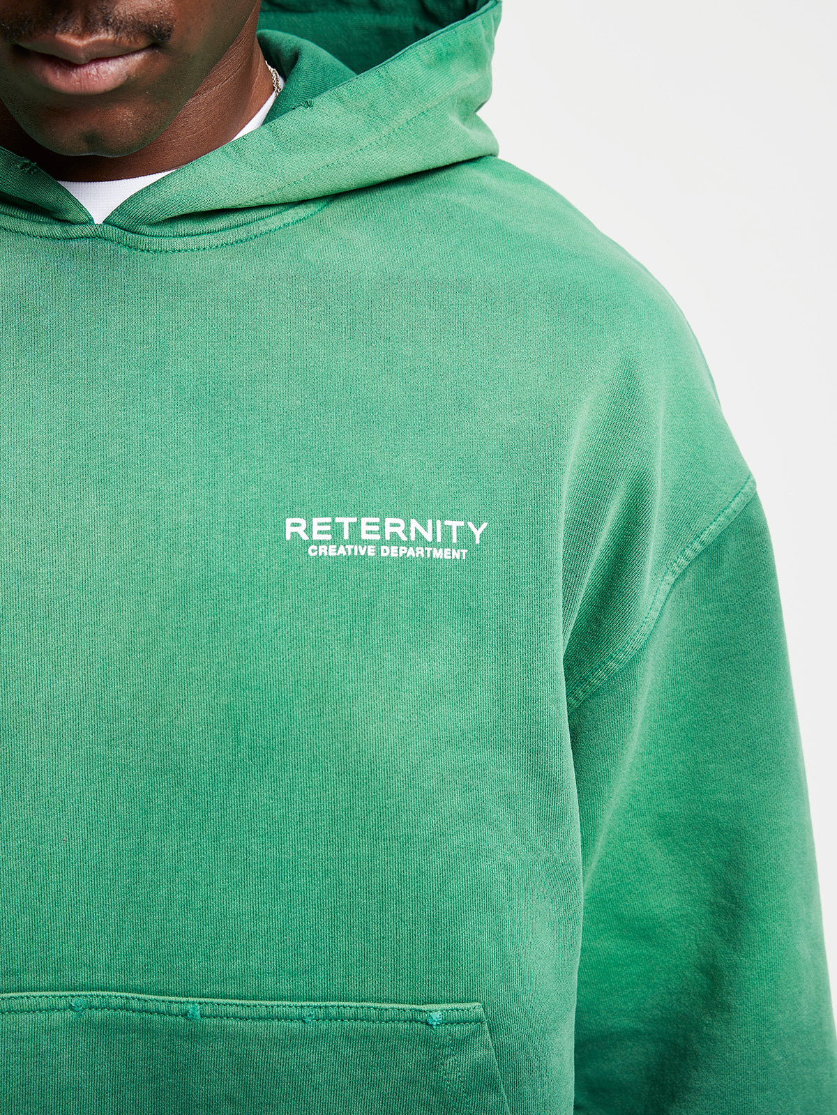 CREATIVE DEPT HOODIE  - FADED GREEN