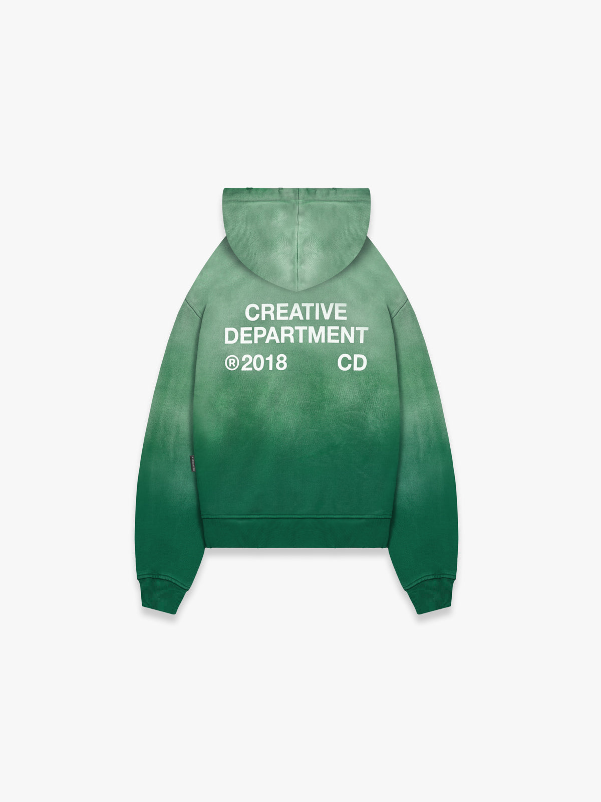 CREATIVE DEPT HOODIE  - FADED GREEN