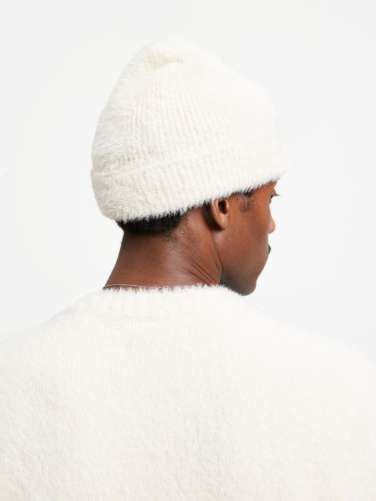 FURRY BEANIE - CREAM