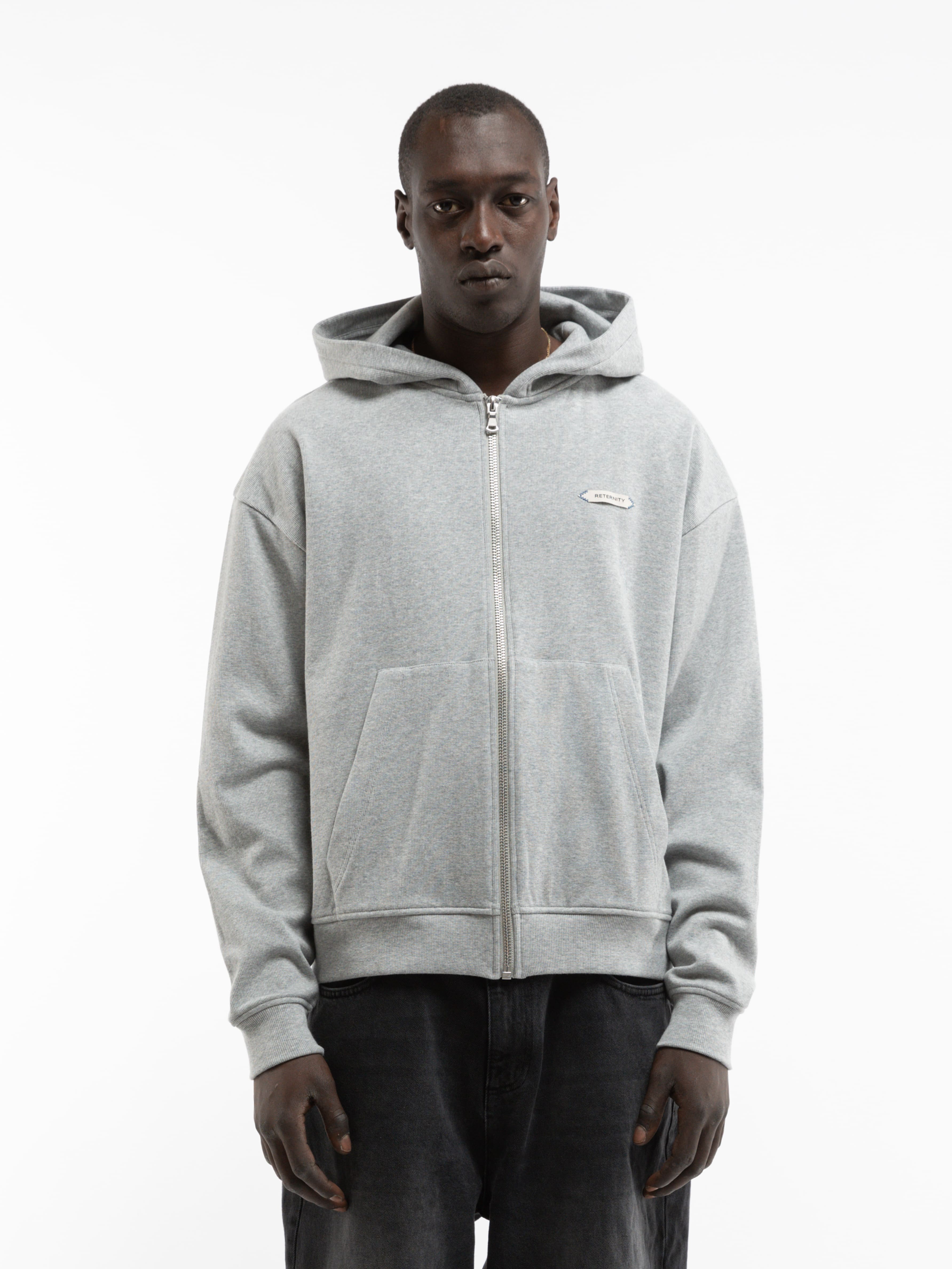 L’ATELIER LINE ZIP-HOODIE - GREY