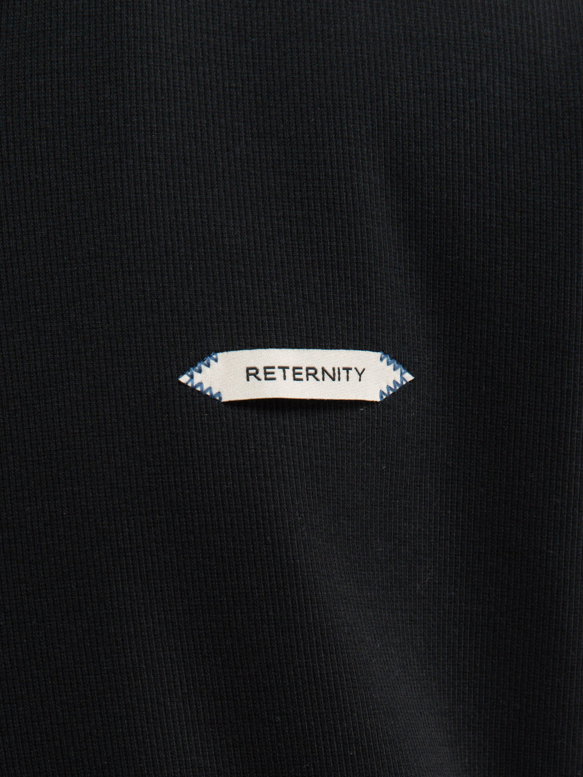 L’ATELIER LINE ZIP-HOODIE - BLACK