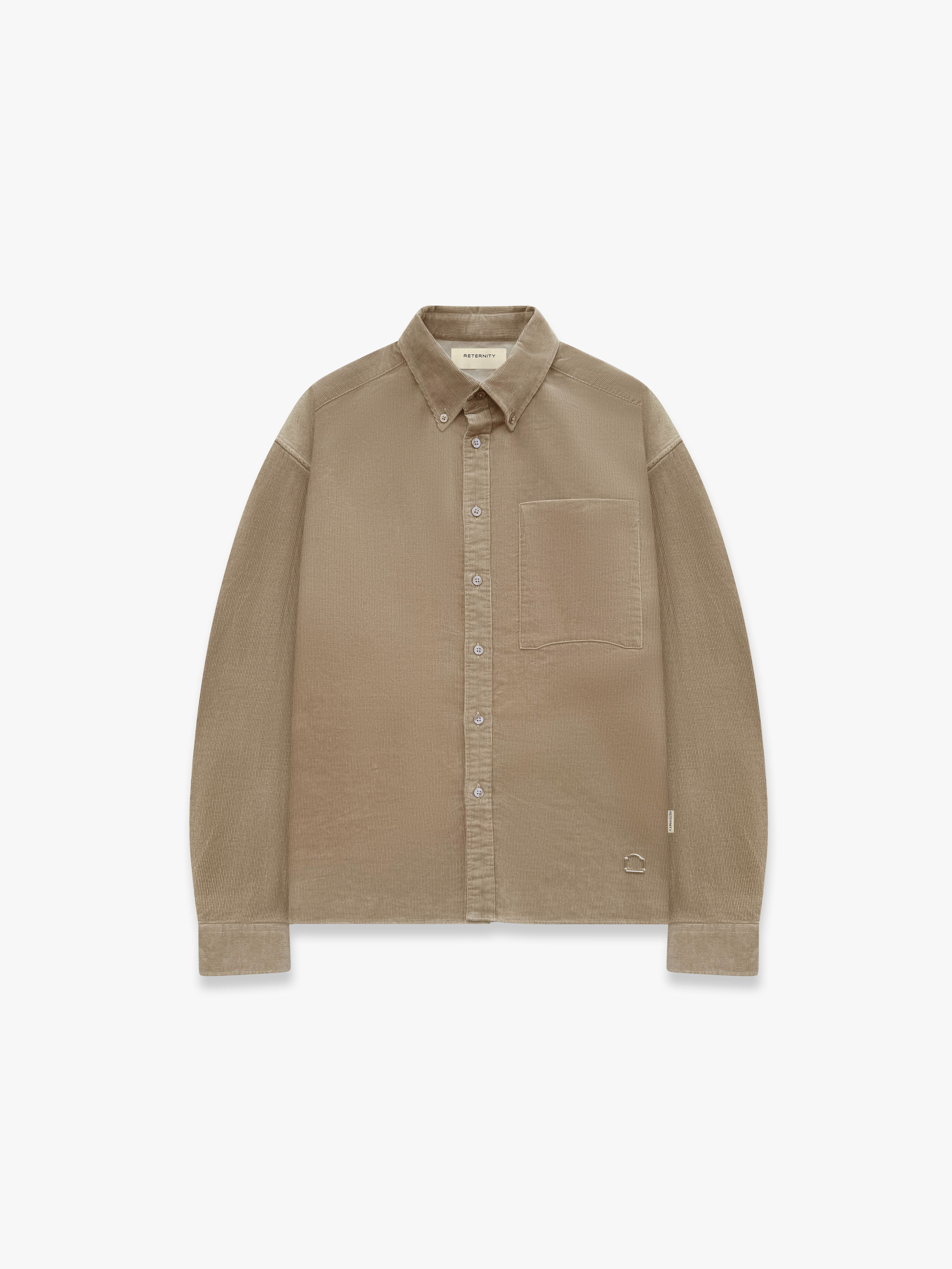 SIGNE SHIRT - BROWN CORD