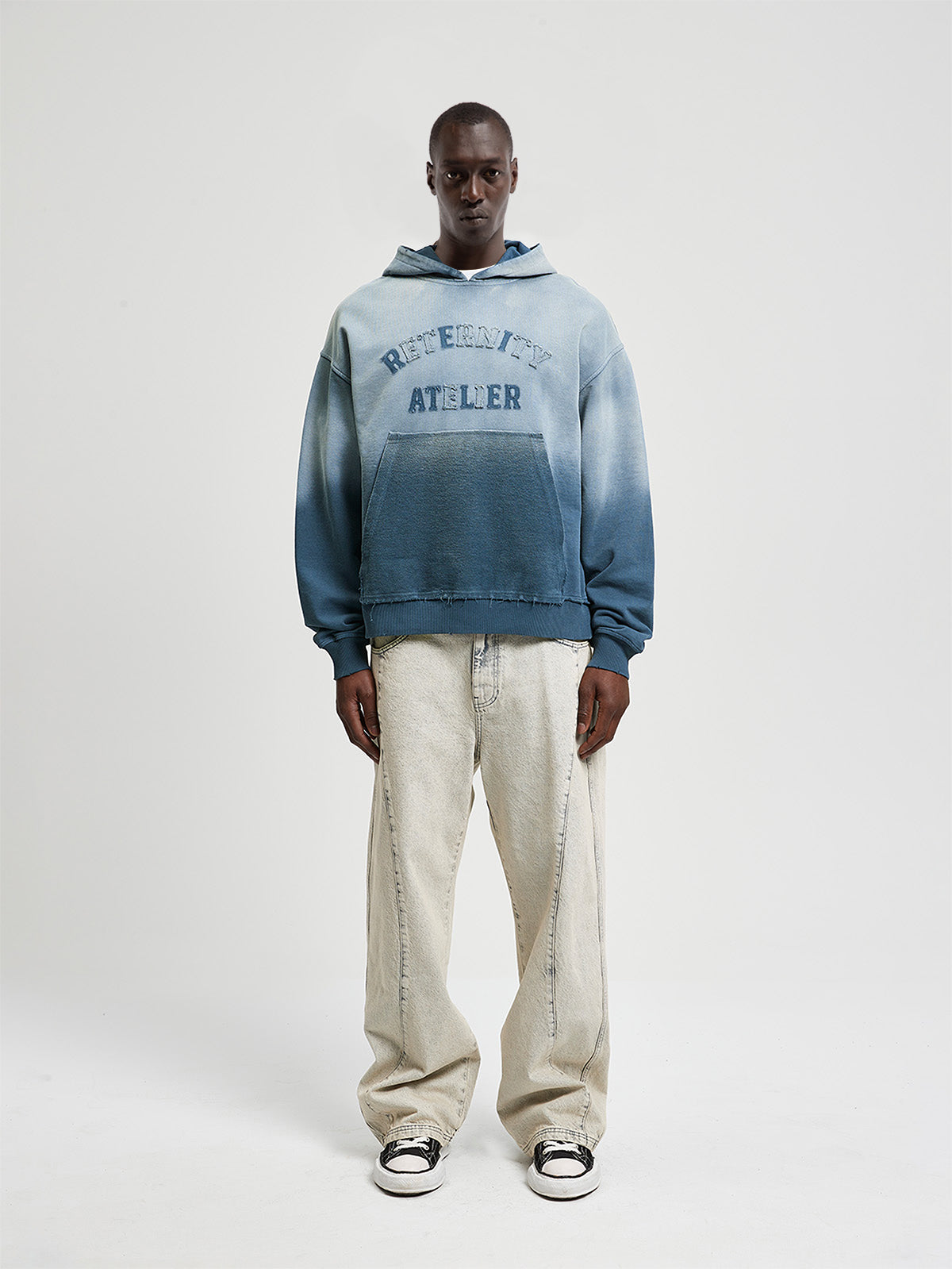 ÉVÉNIE HOODIE - FADED DARKLBUE