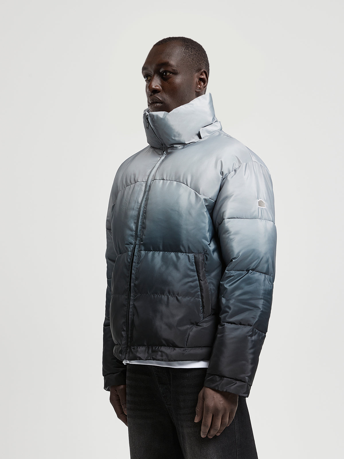 SIGNE PUFFER JACKET - FADED GREY