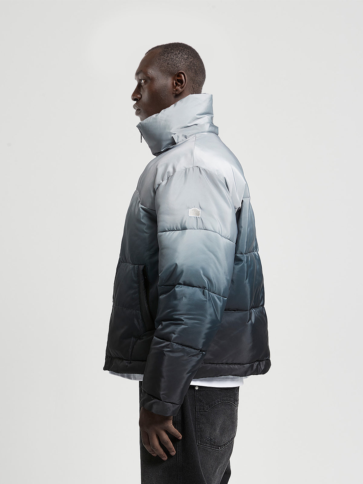 SIGNE PUFFER JACKET - FADED GREY