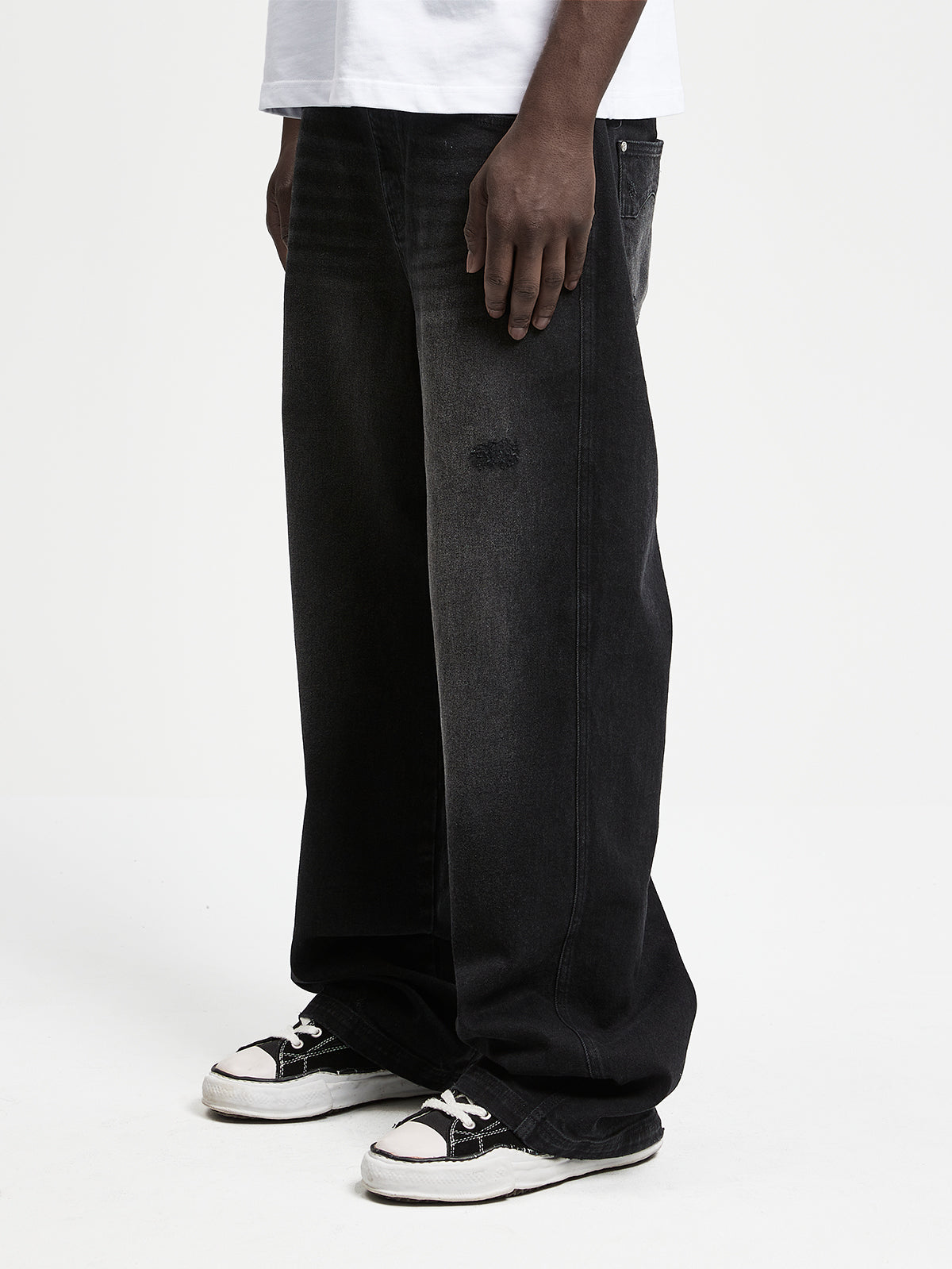 VÉRA DENIM - WASHED BLACK