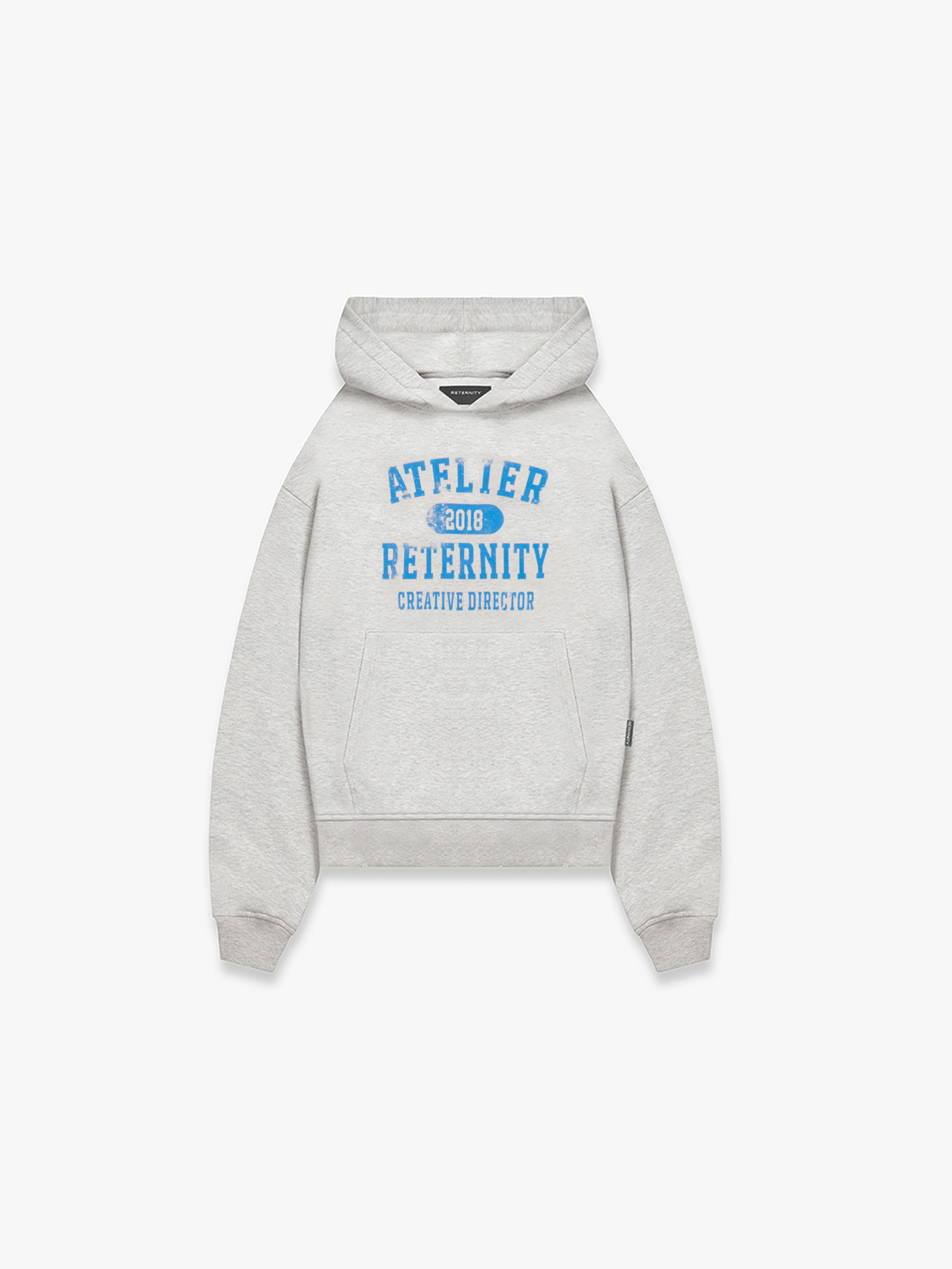 ATELIER EMBLEM HOODIE - MELANGE GREY