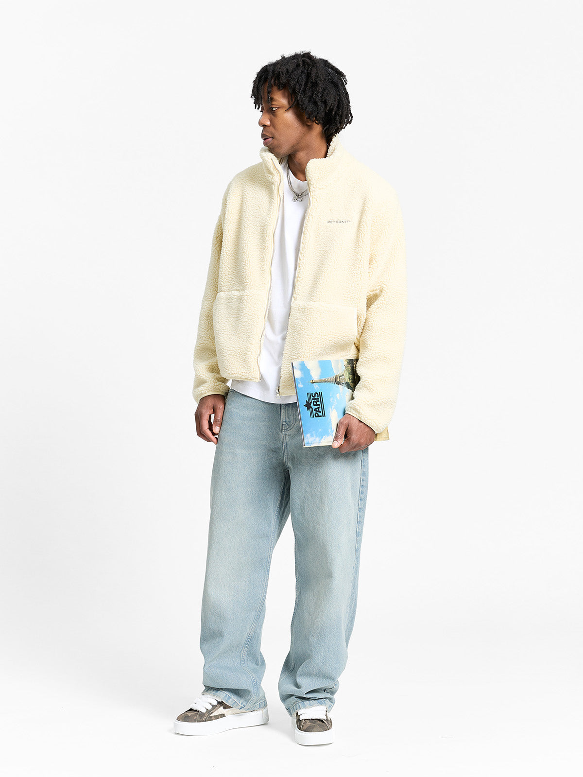 RETERNITY FLEECE JACKET - CREAM