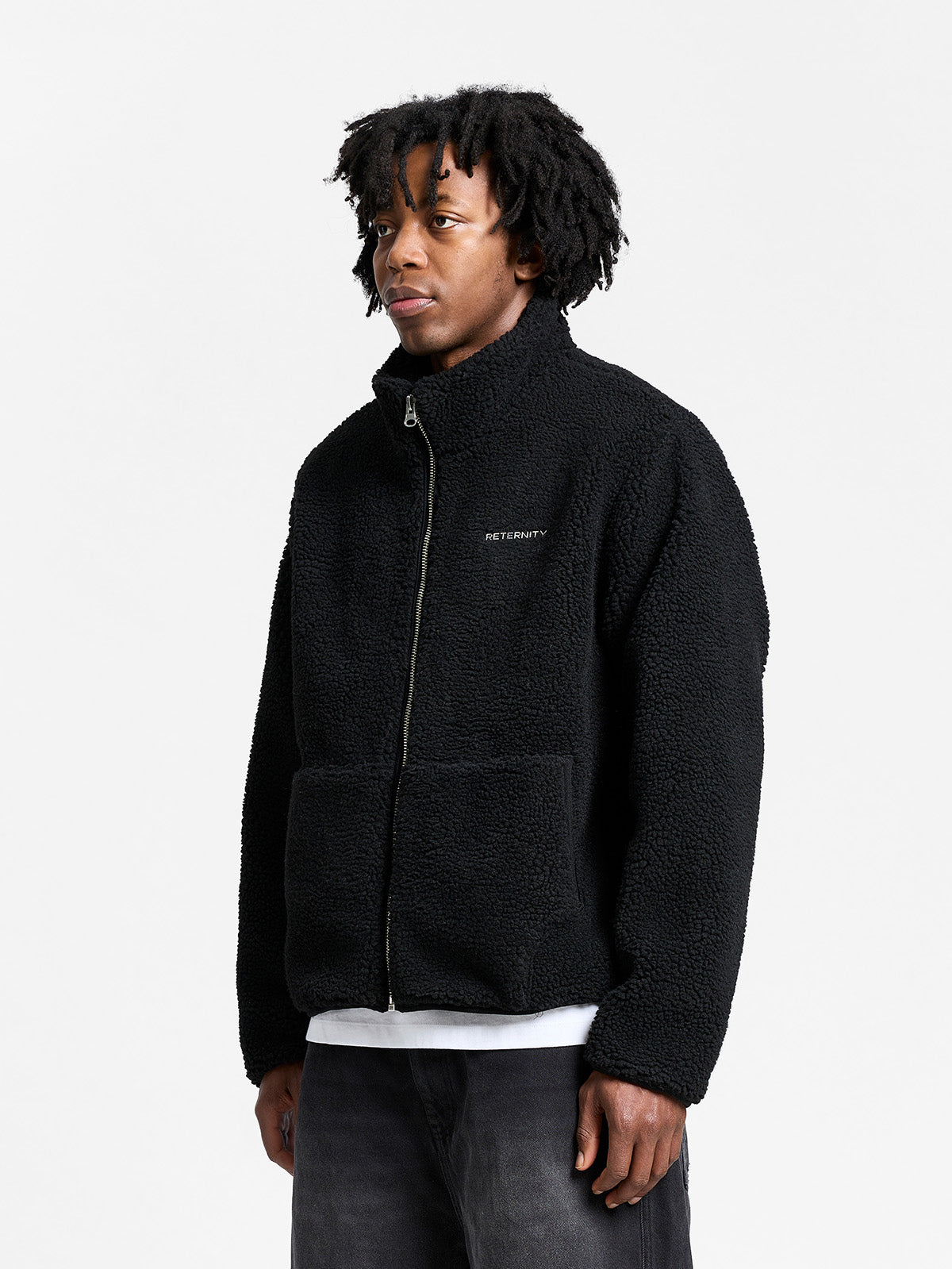 RETERNITY FLEECE JACKET - BLACK