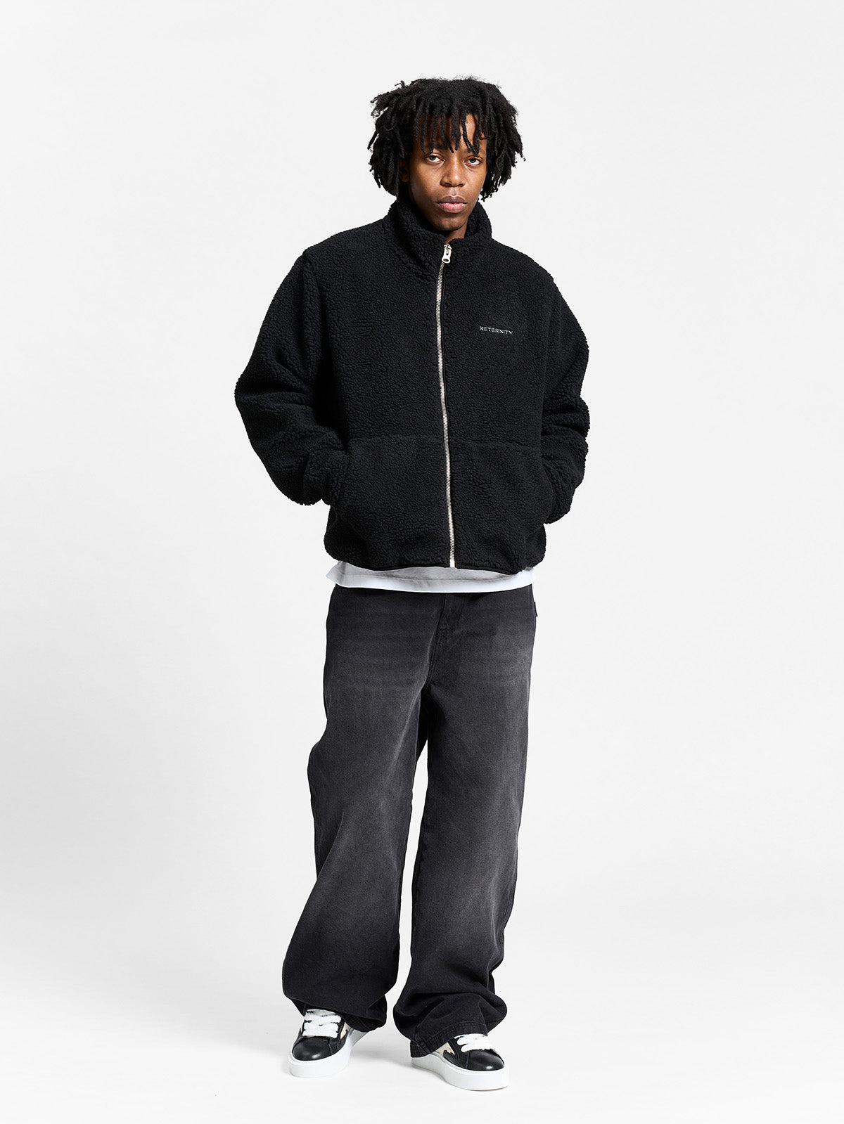 RETERNITY FLEECE JACKET - BLACK