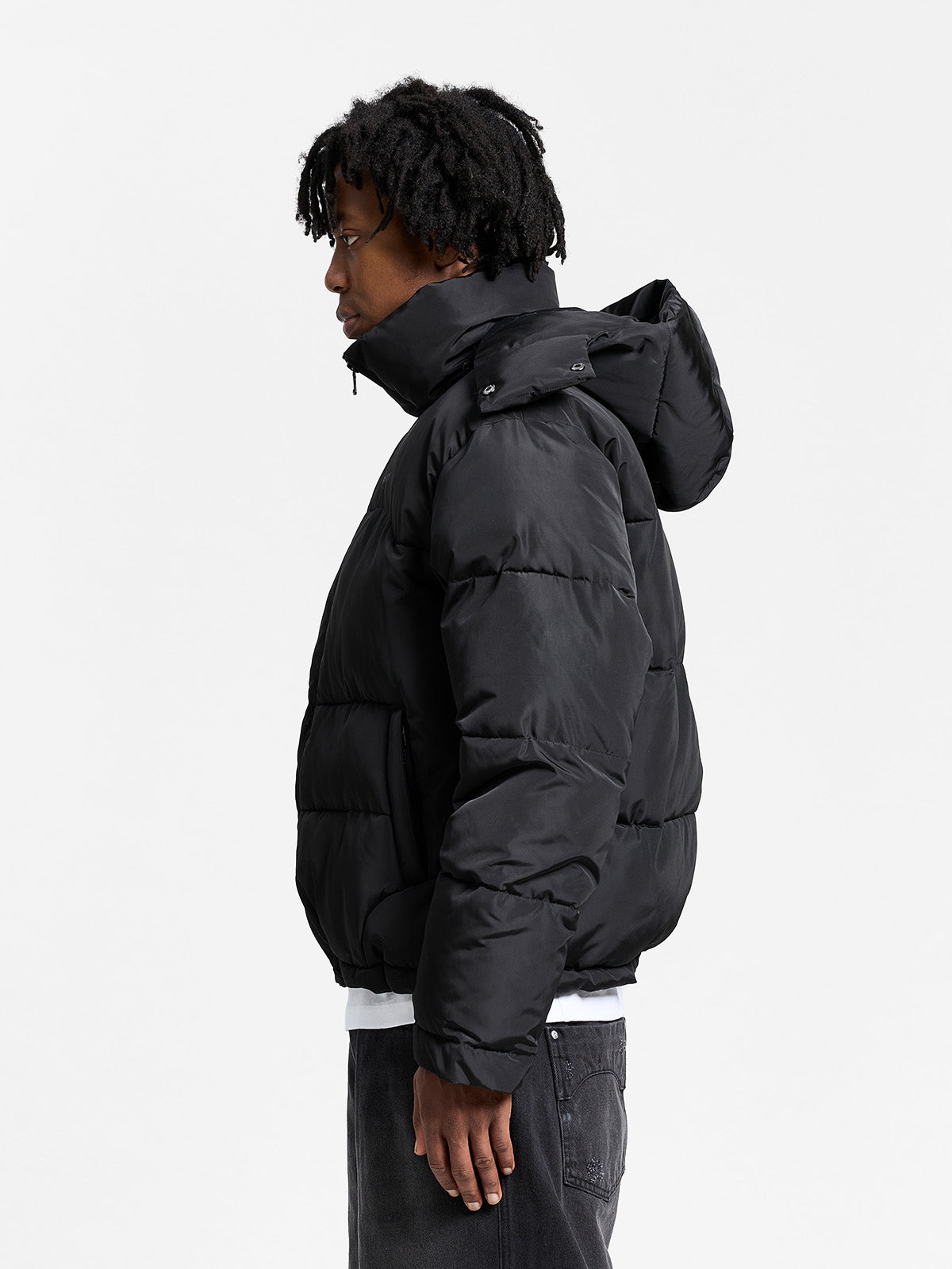 RETERNITY PUFFER JACKET - BLACK