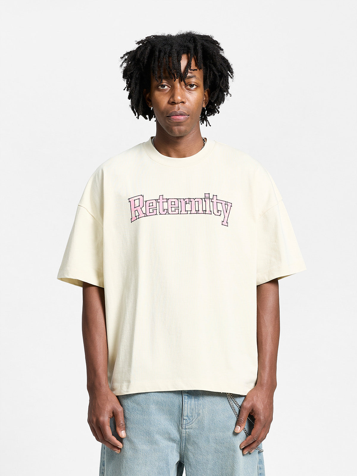 WATERCOLOR T-SHIRT - CREAM