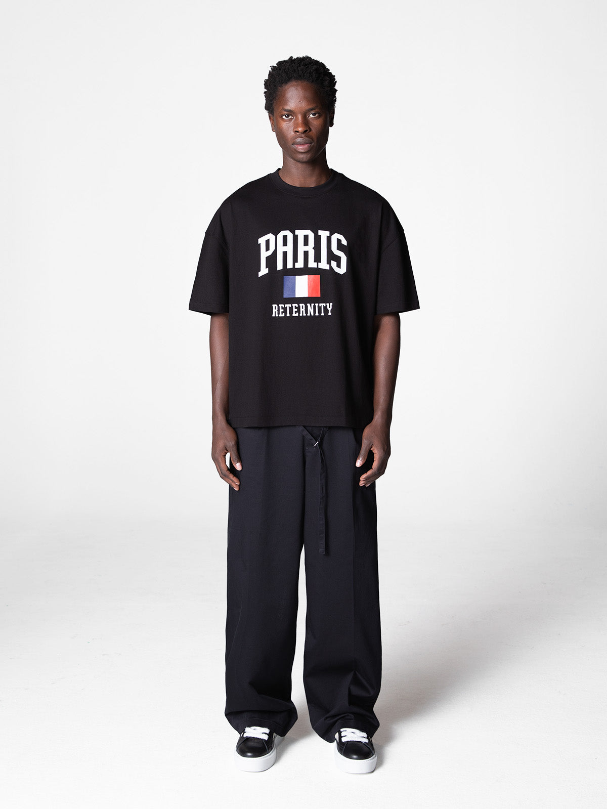 PARIS SOUVENIR T-SHIRT - BLACK