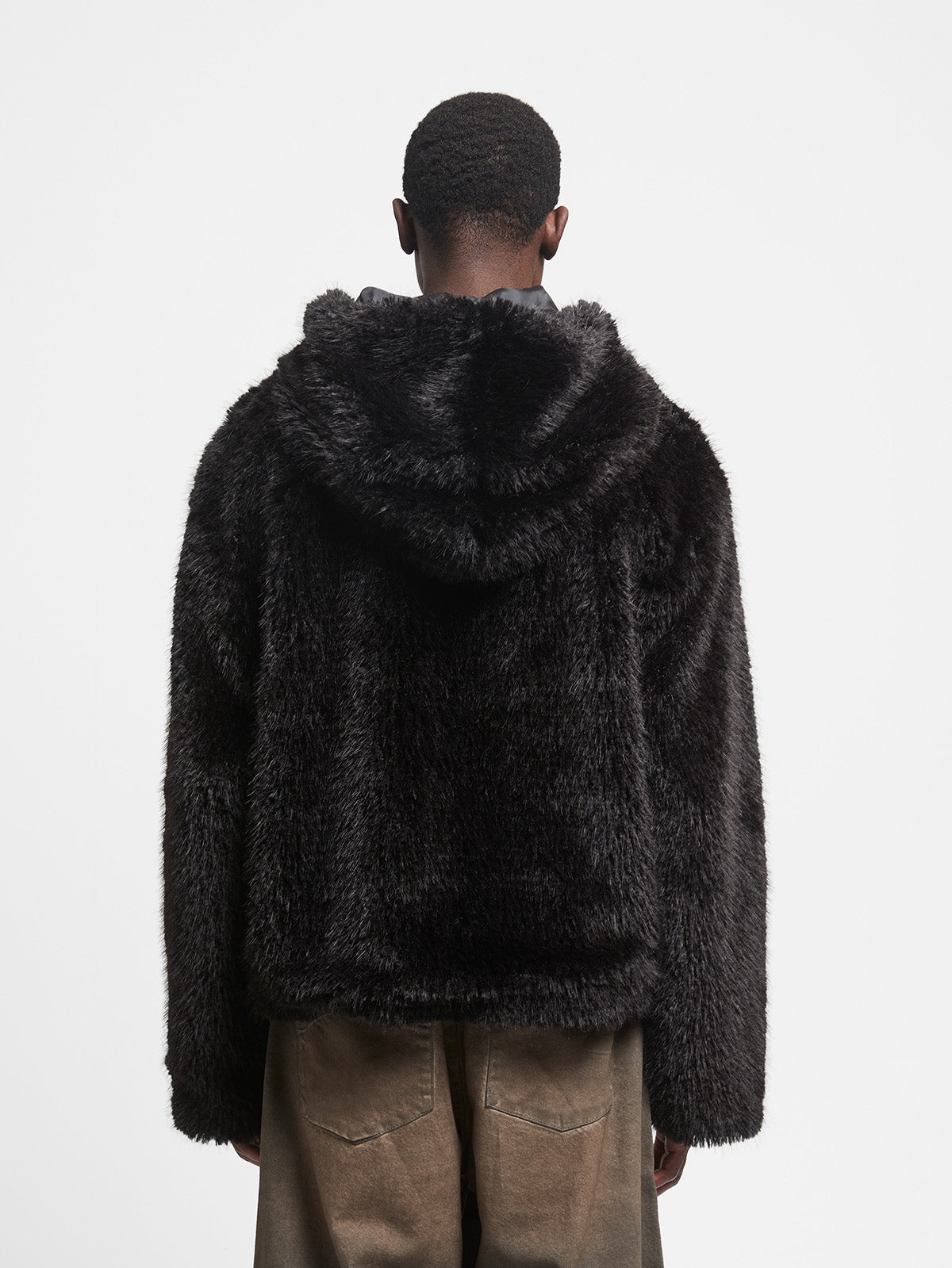 NOIR FUR JACKET - BLACK