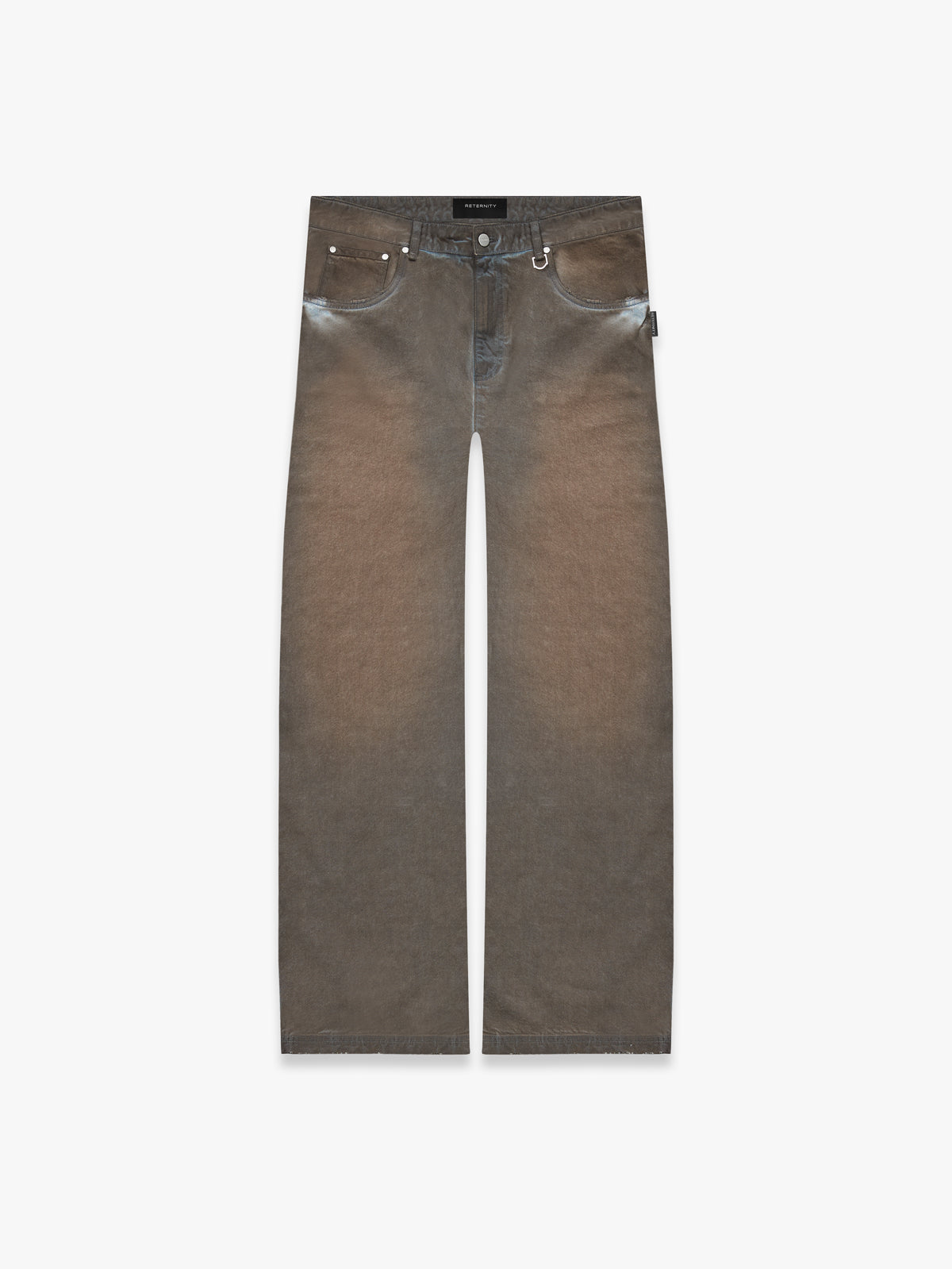 WAXED NOIR DENIM - VINTAGE BROWN