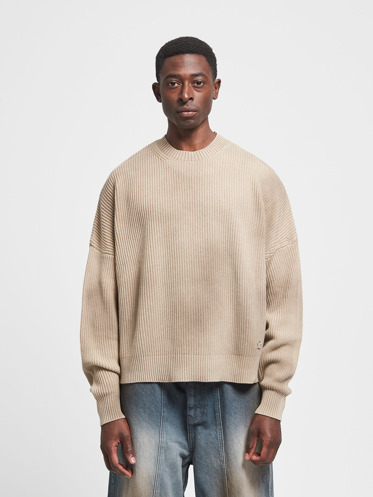 KNIT SWEATER - DIRTY CREAM