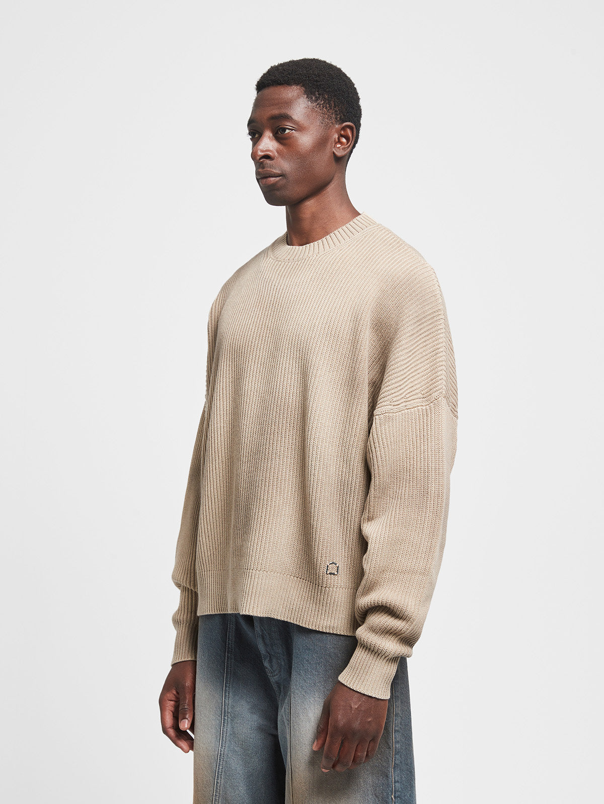 KNIT SWEATER - DIRTY CREAM