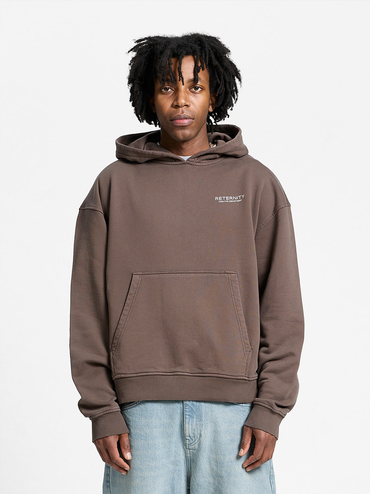 CREATIVE DEPT HOODIE - BROWN
