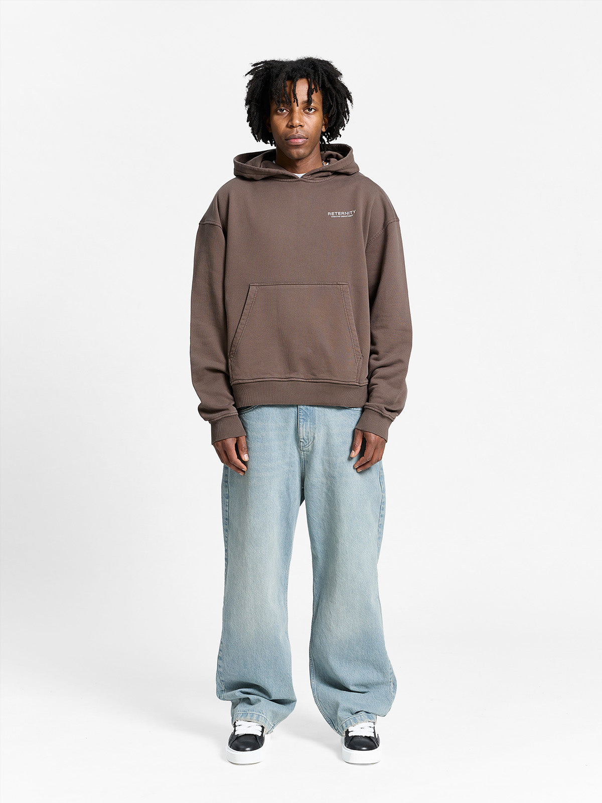 CREATIVE DEPT HOODIE - BROWN