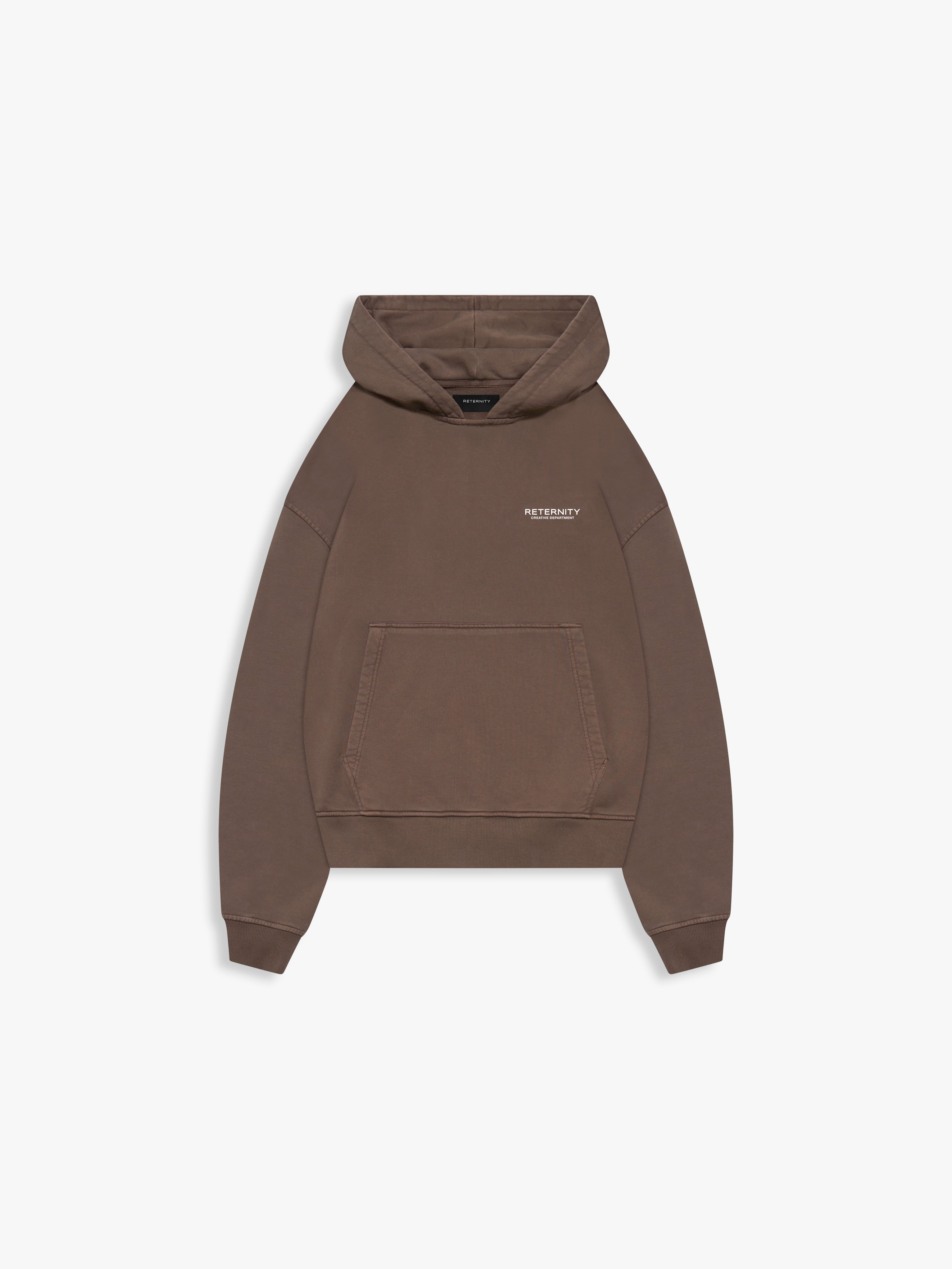 CREATIVE DEPT HOODIE - BROWN