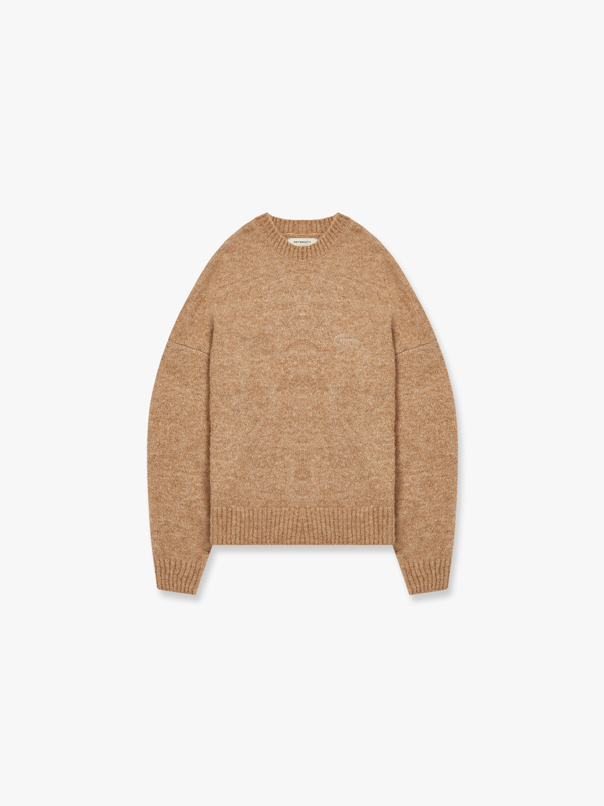 ESSENTIAL KNIT SWEATER - BROWN