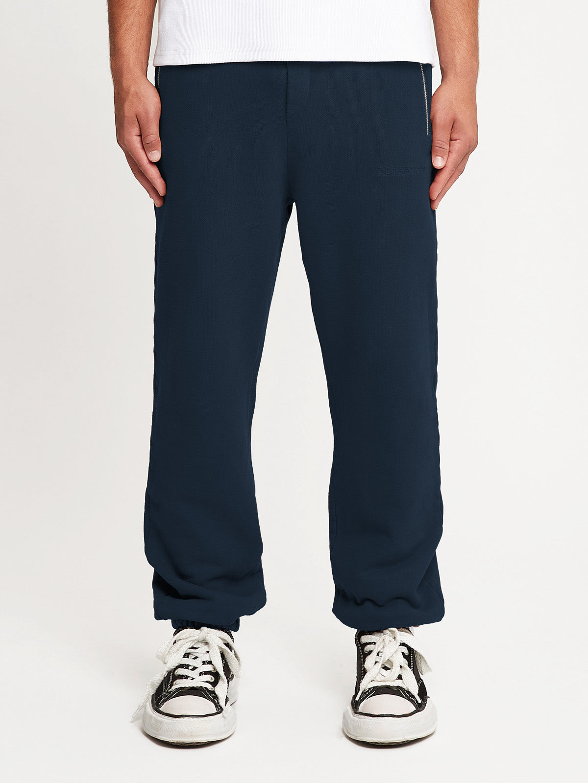 Essentials cheap navy sweatpants