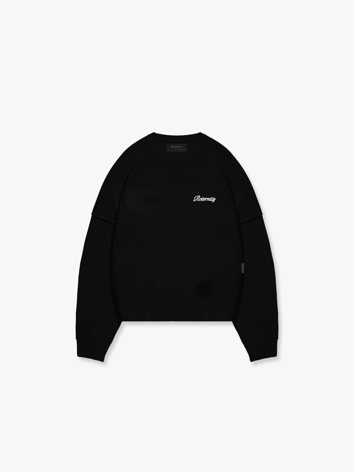 KNIT SWEATER THE TROPHY SERIES - BLACK
