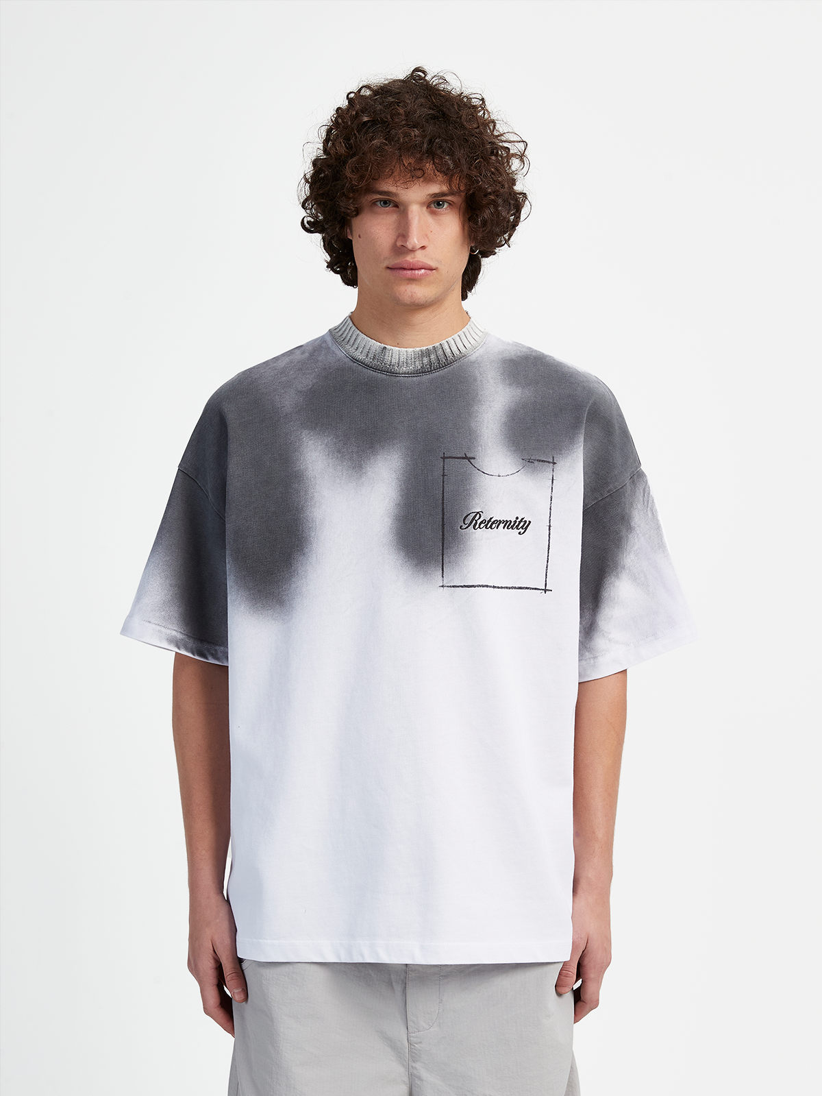 SPRAYED T-SHIRT - WHITE