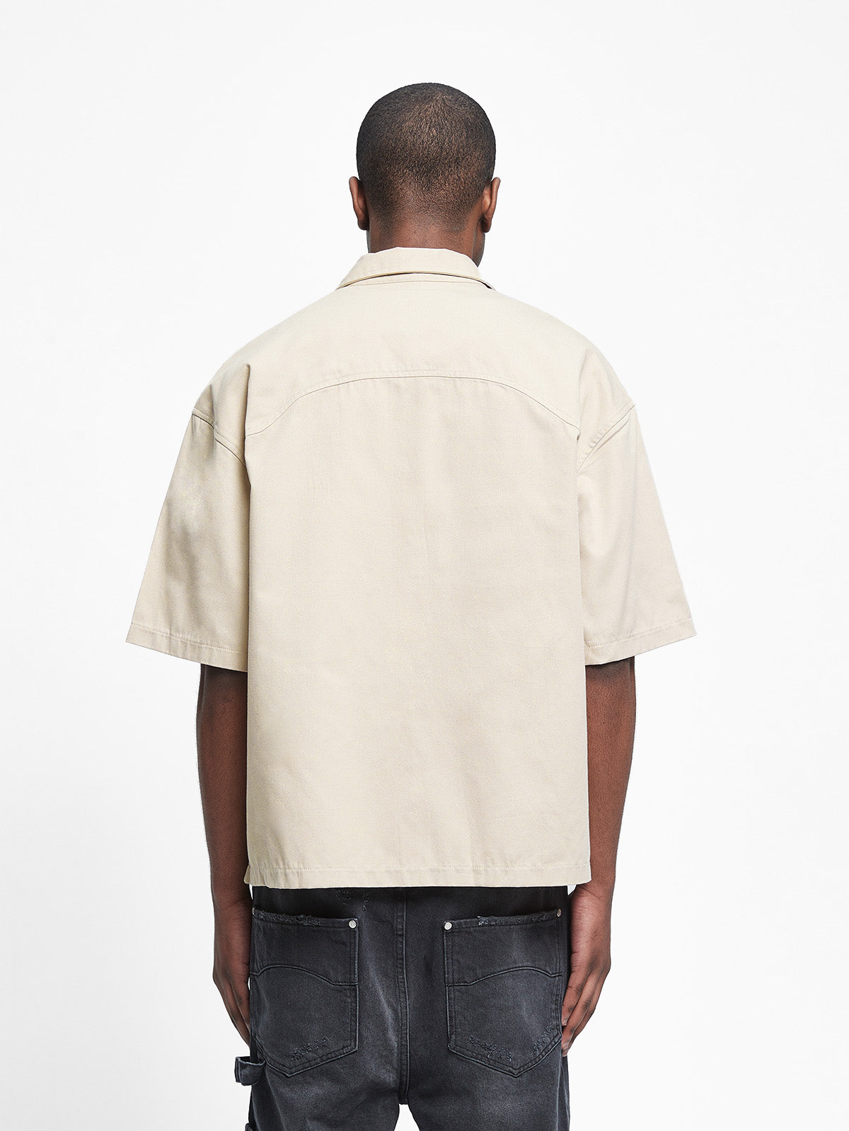 SIGNE BUTTON SHIRT - CREAM