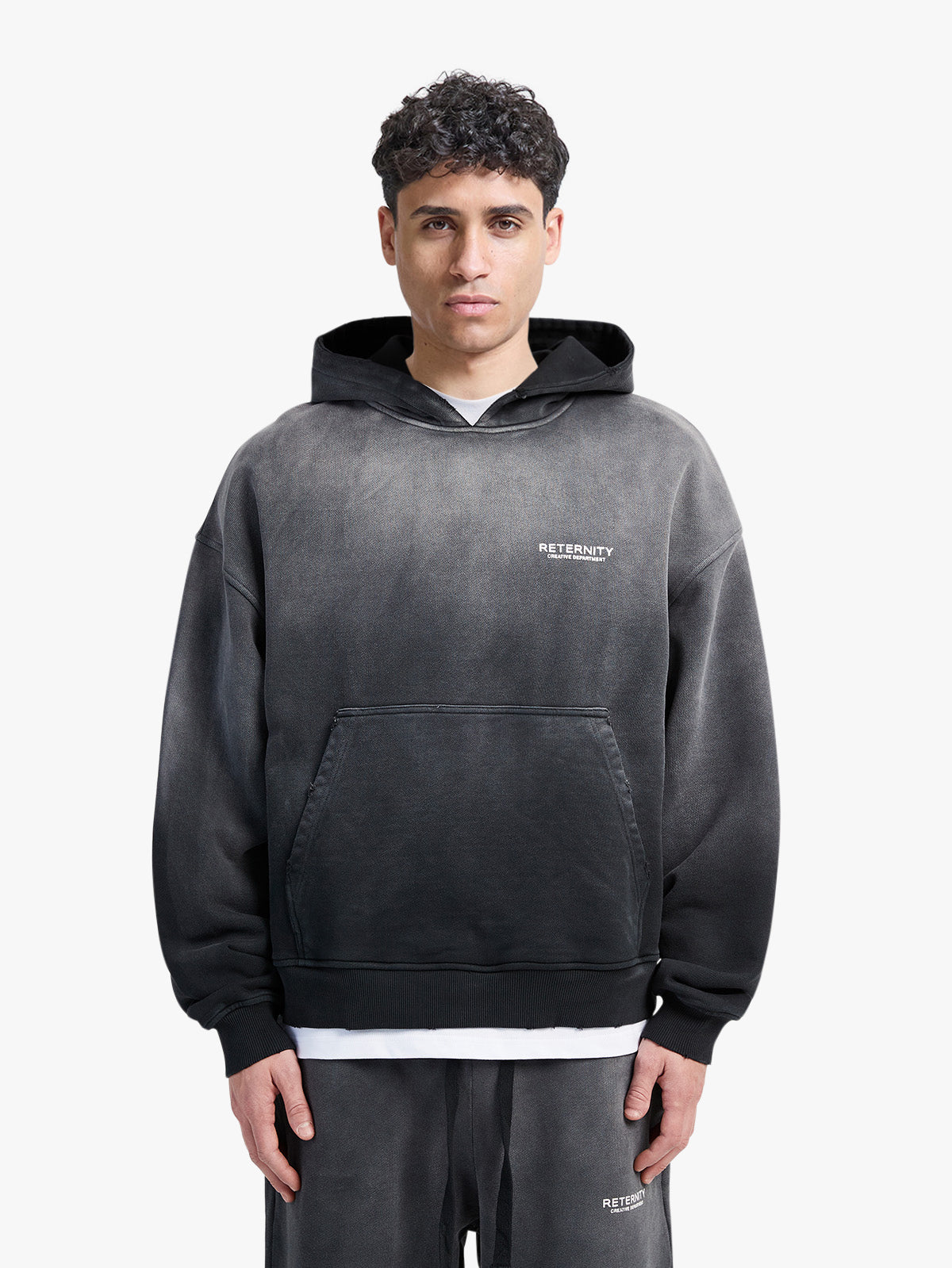 CREATIVE DEPT HOODIE - FADED BLACK