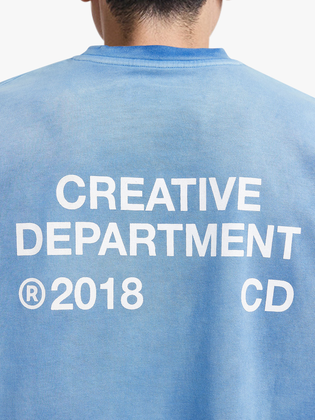 T-SHIRT CREATIVE DEPT - FADED BLUE