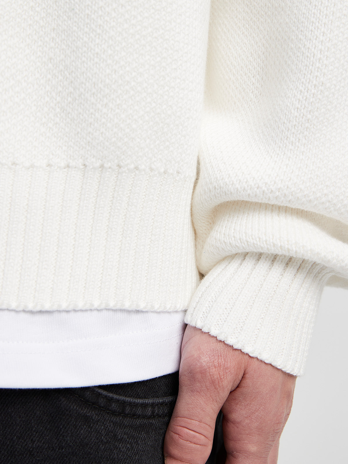 KNIT SWEATER ‘ATELIER HOMME’ - CREAM