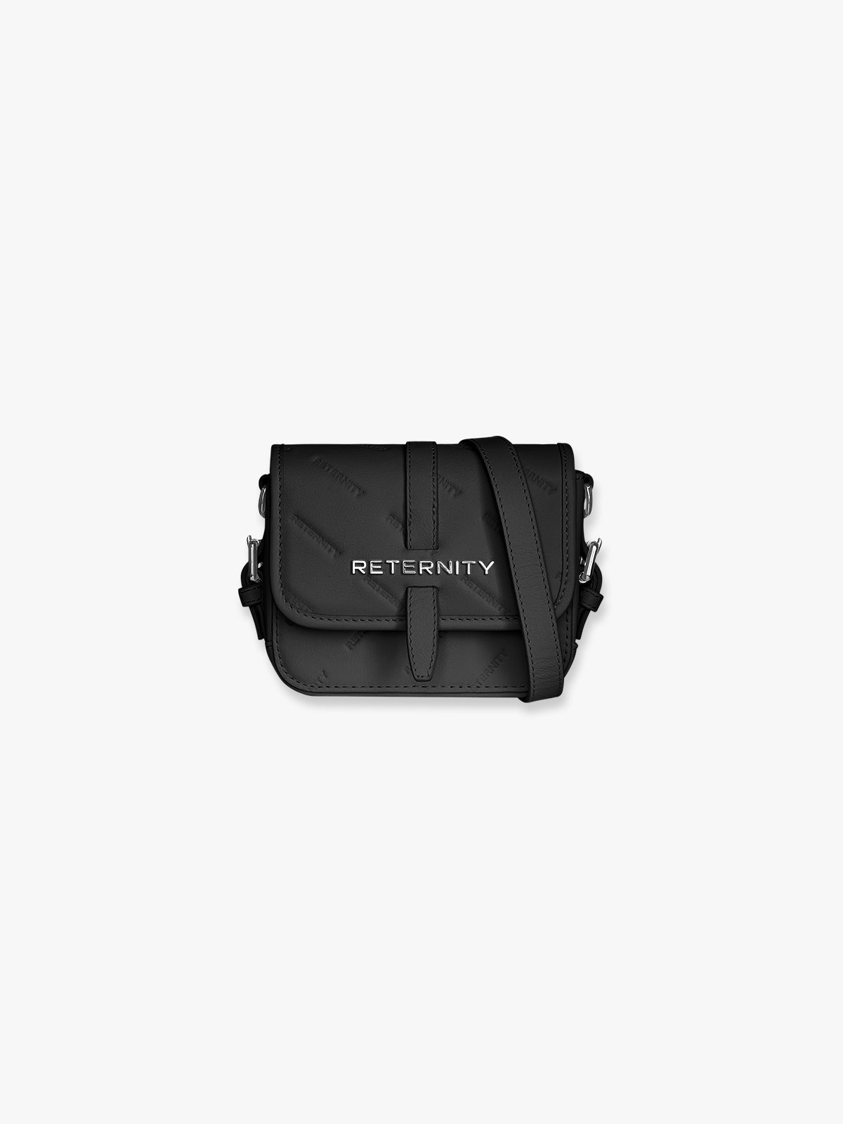 RETERNITY FLAP BAG - BLACK