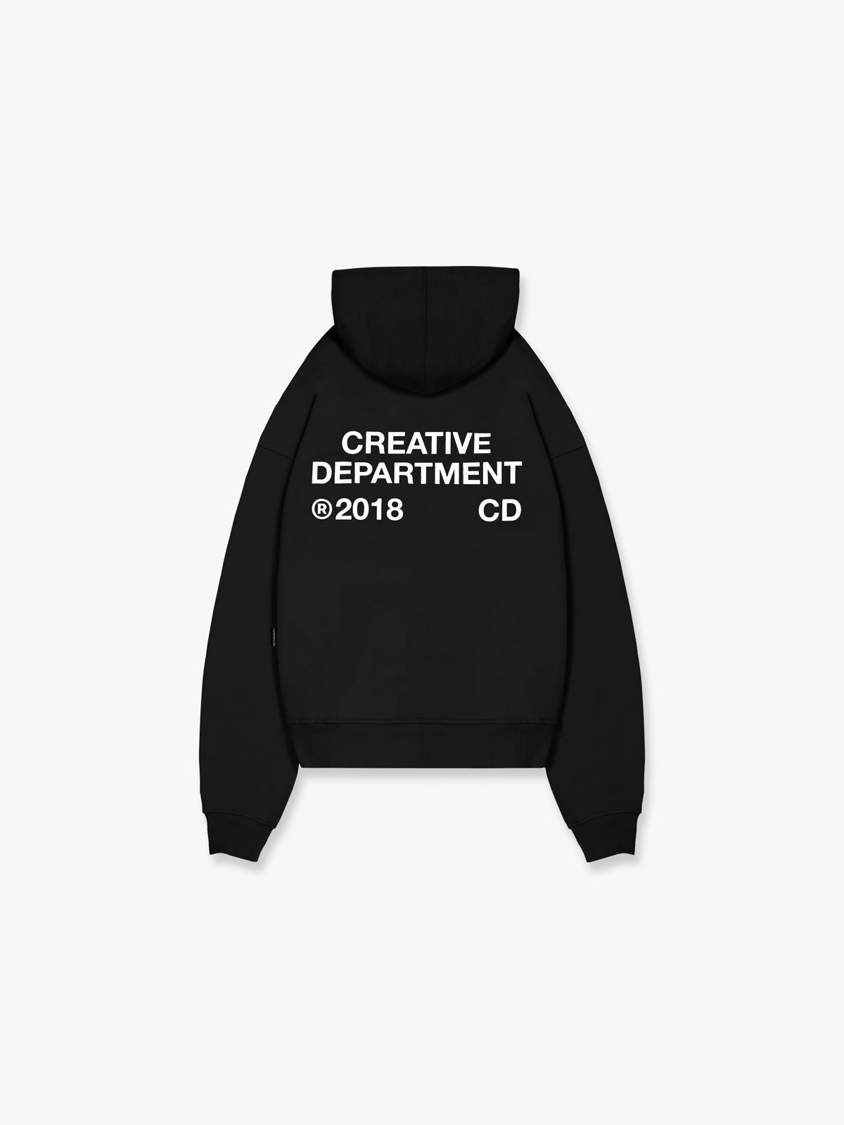 CREATIVE DEPT ZIP HOODIE BLACK