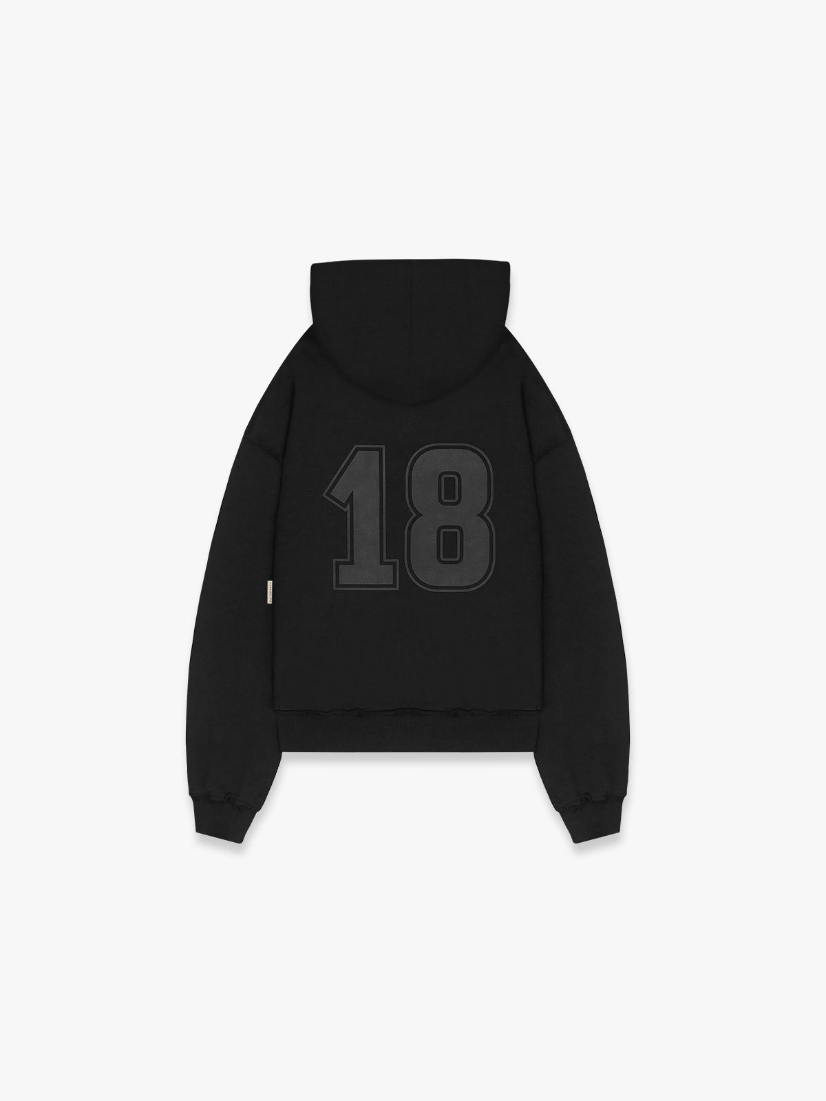 Black net online hoodie