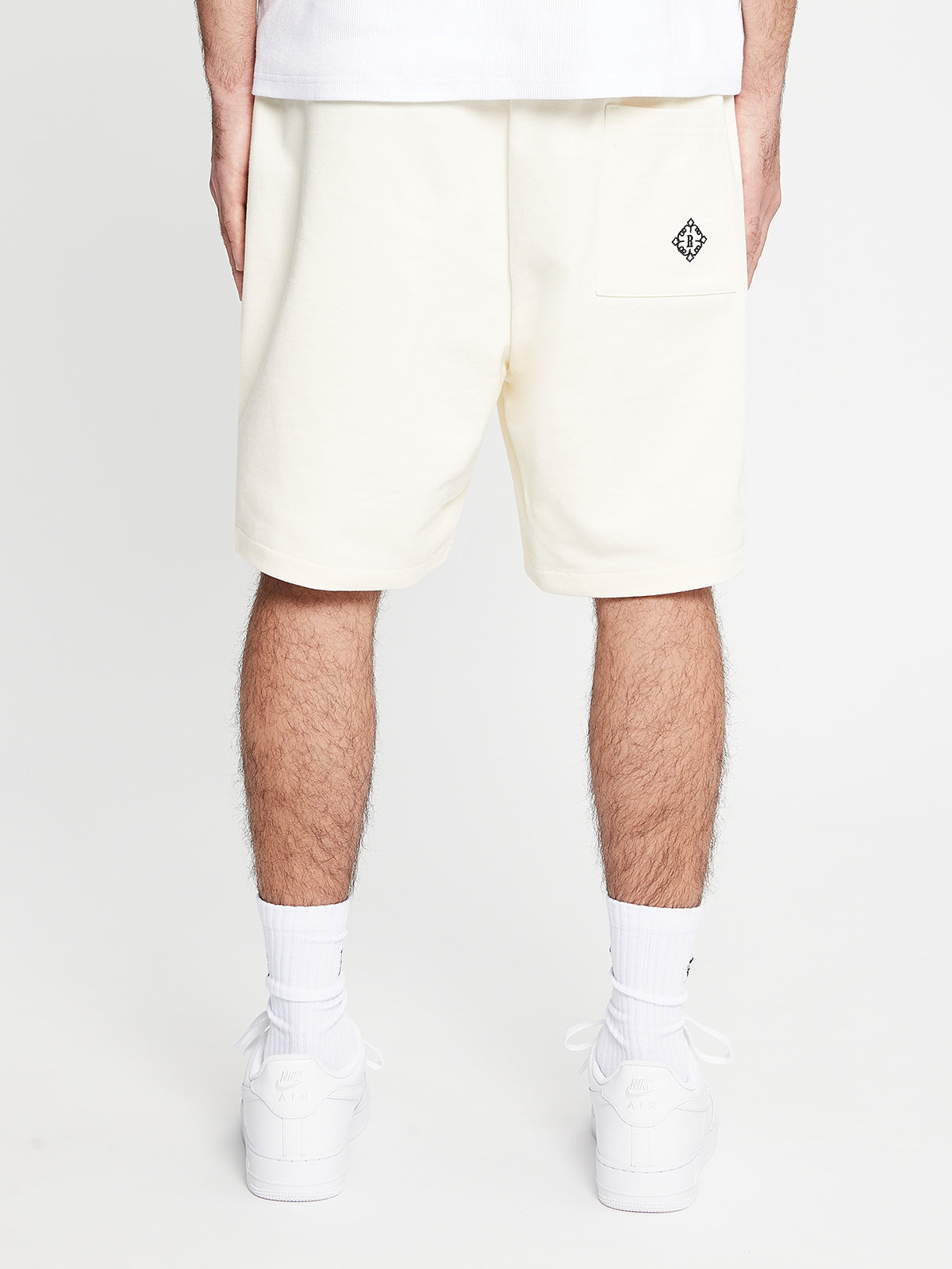 CARPENTER COTTON SHORTS - CREAM