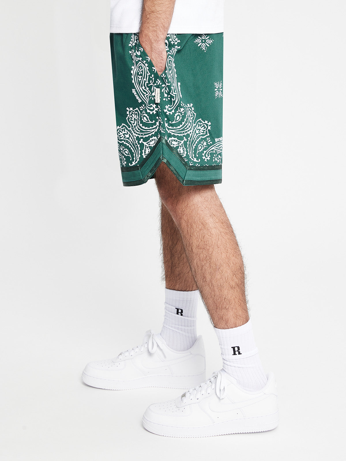 BANDANA SHORTS - SMARAGD GREEN