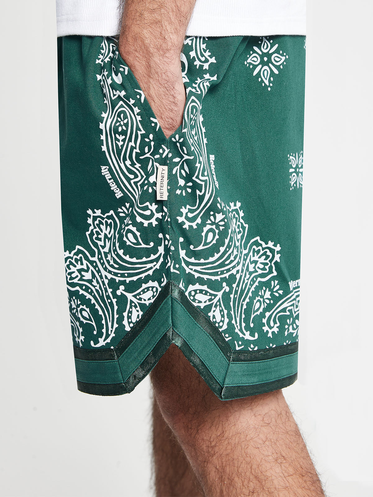 BANDANA SHORTS - SMARAGD GREEN