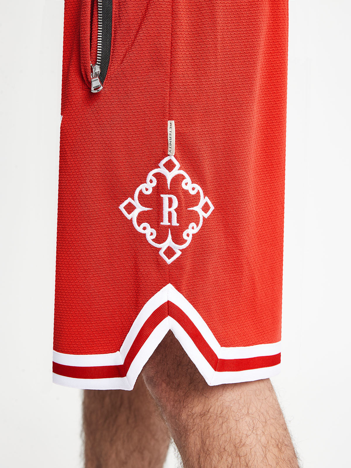 MESH SHORTS SYMBOL - LAVA RED