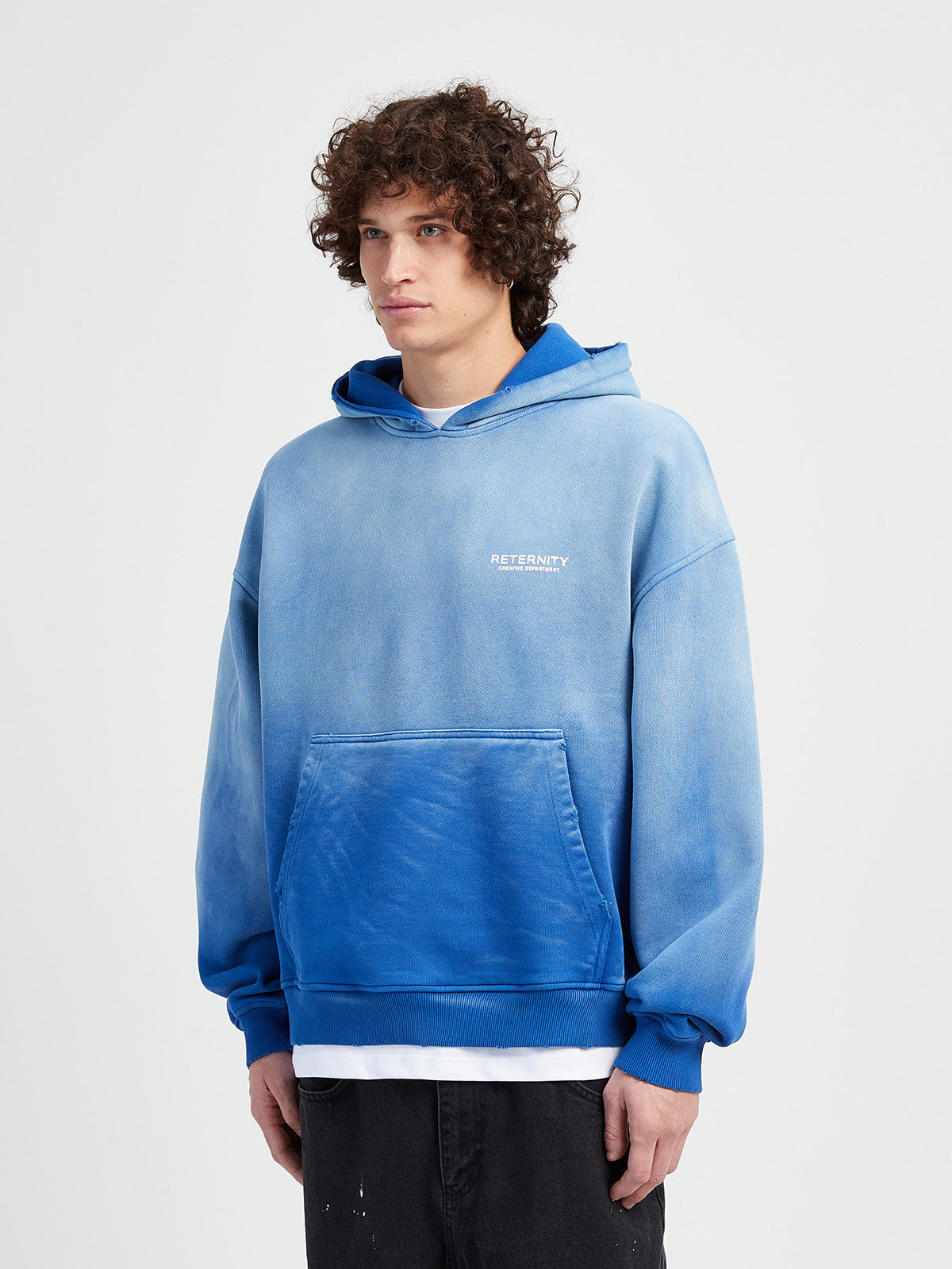 HOODIE CREATIVE DEPT - FADED BLUE