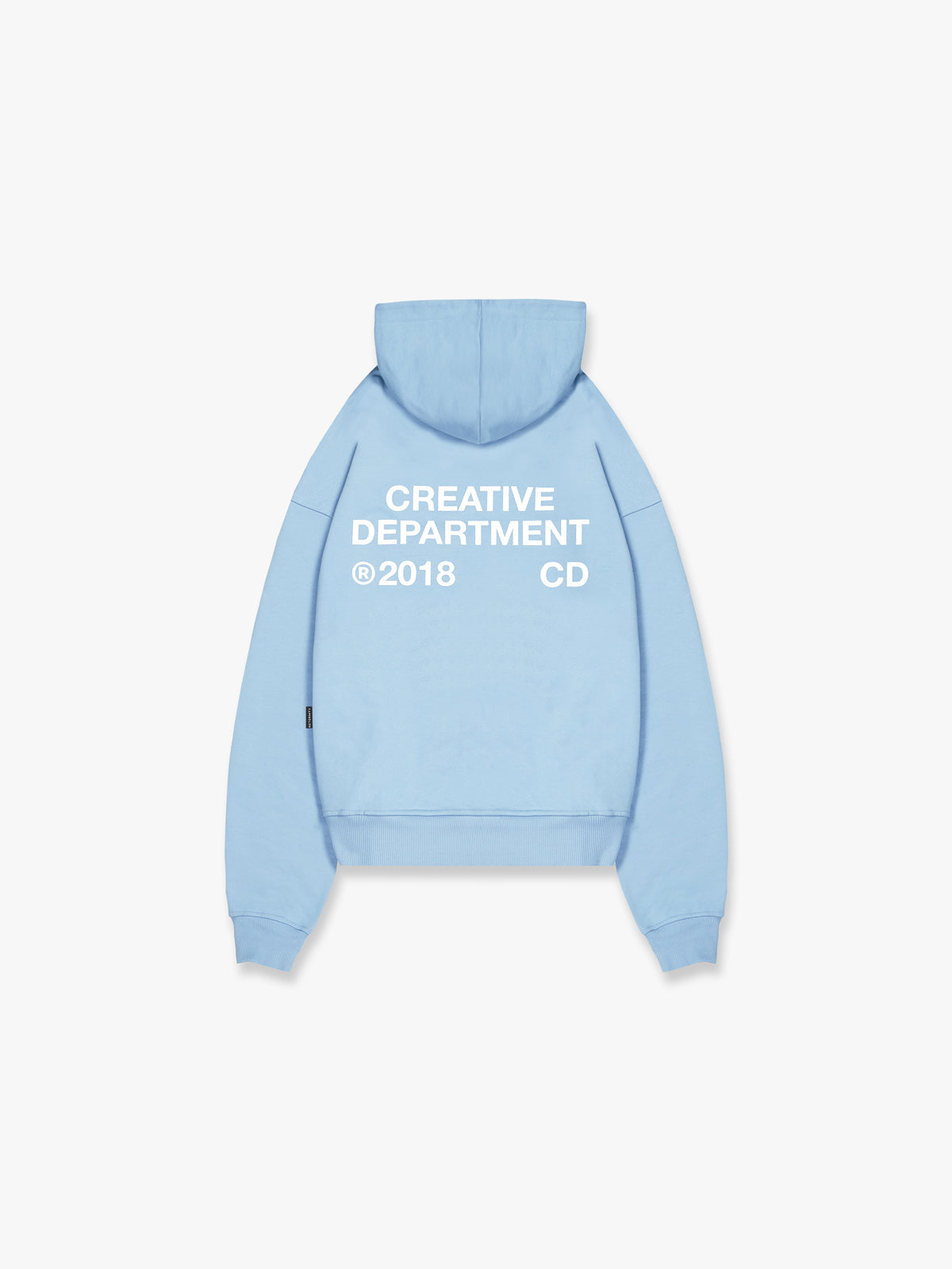 CREATIVE DEPT ZIP-HOODIE - LIGHT BLUE