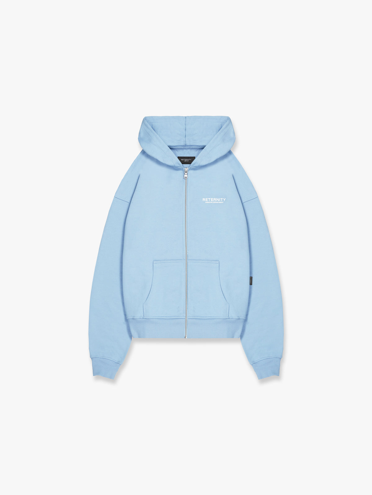 CREATIVE DEPT ZIP-HOODIE - LIGHT BLUE