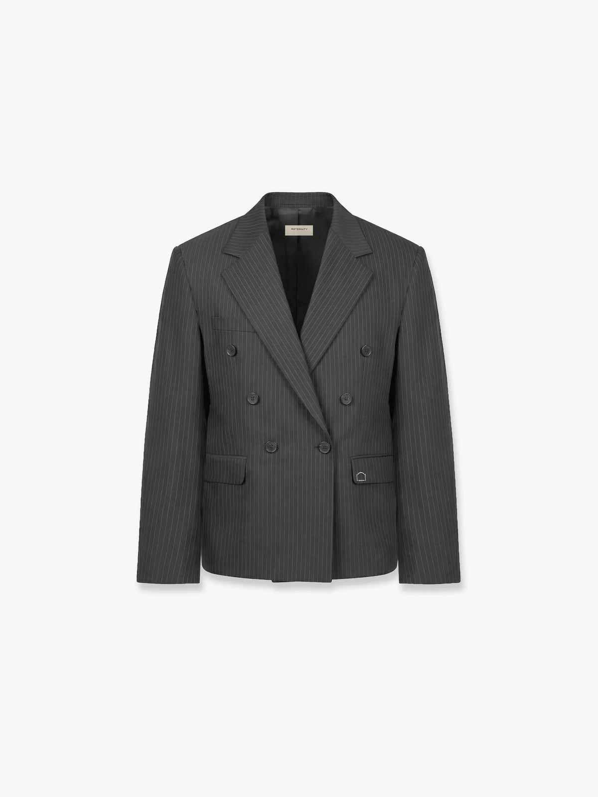 SIGNE BLAZER - PINSTRIPE GREY