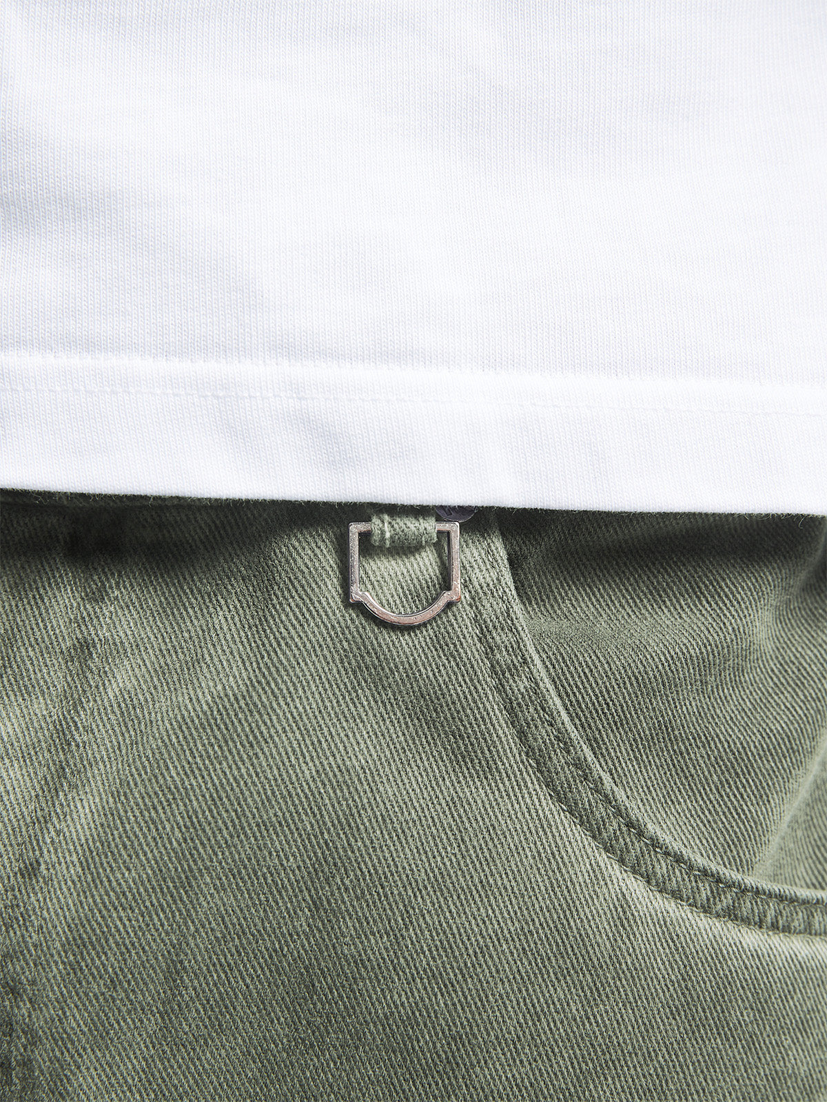 OIL WASHED CARGO PANTS - KHAKI