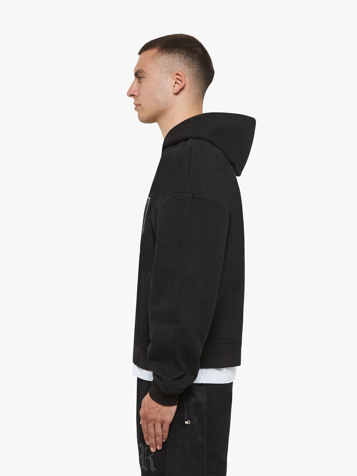 ZIP HOODIE 'COMPETITION RECORD' - BLACK
