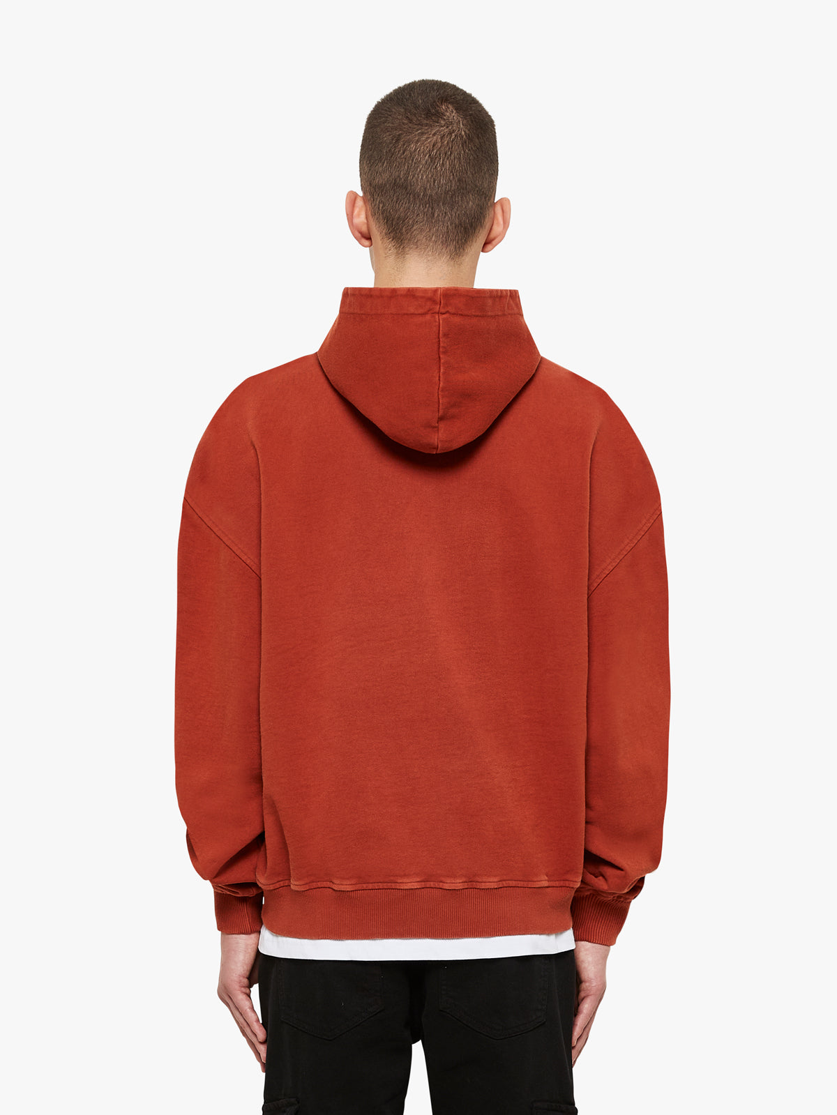 HOODIE 'R' - WASHED RED